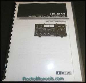 ICOM IC-211 Instruction Manual